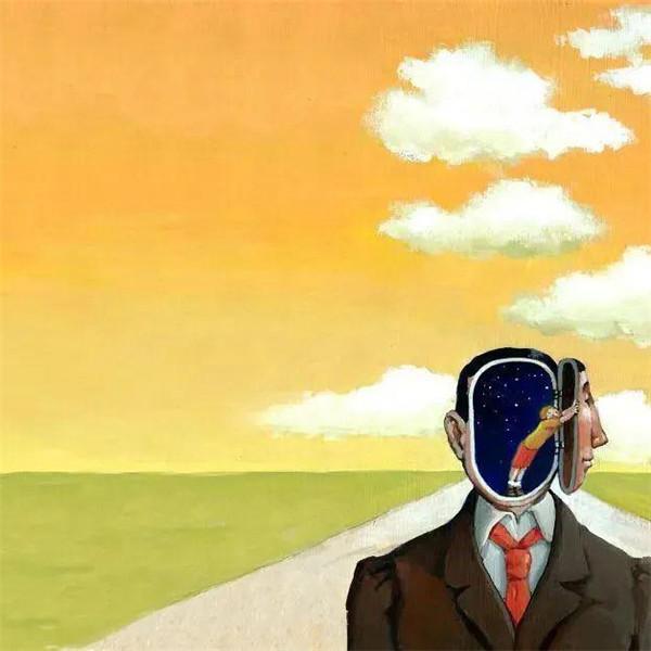 讽刺又治愈的插画头像图片，成年人不可言说的心酸