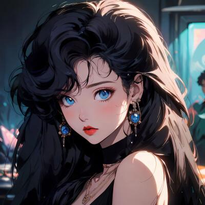 ai绘制的女生头像真人图片2024