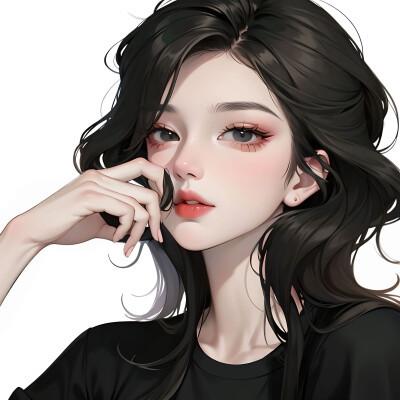 ai绘制的女生头像真人图片2024