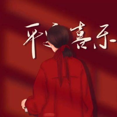 手绘彩色头像情侣一对 高清好看的手绘情侣高颜值优质头像图片