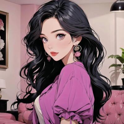 ai绘制的女生头像真人图片2024