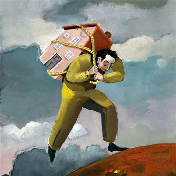 讽刺又治愈的插画头像图片，成年人不可言说的心酸