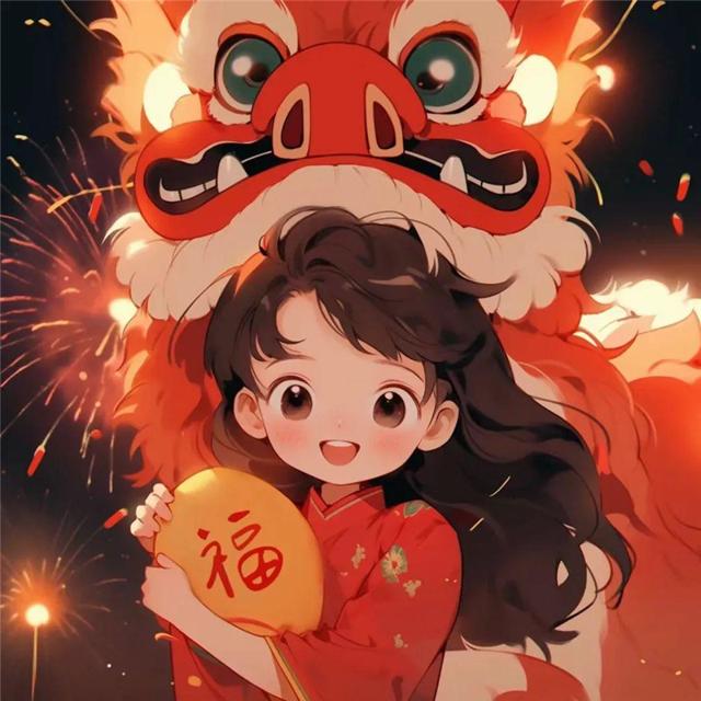 精选喜庆龙年一男一女情侣头像，速来领取！