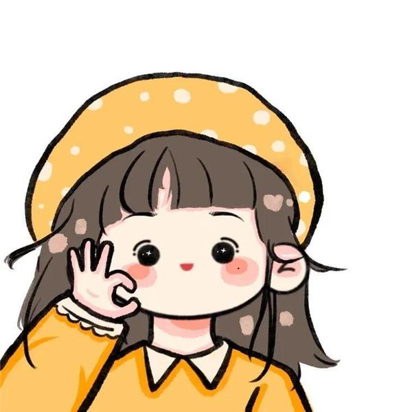 可爱浪漫卡通情侣头像图片，高清无水印