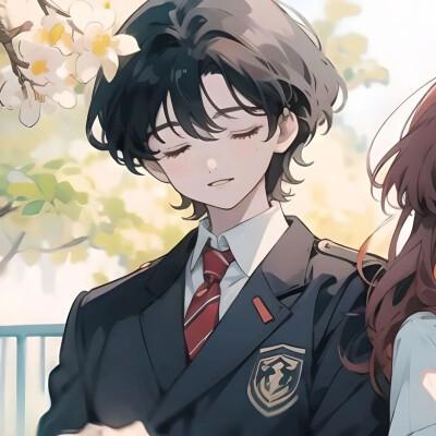 浪漫情侣动漫头像：浓浓爱意，触动心弦