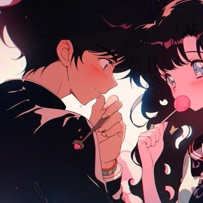 创意情侣动漫头像，将爱情融入动漫的魔法中！