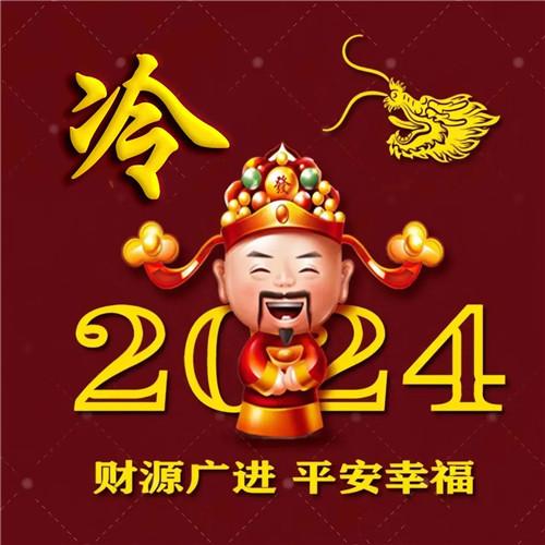 2024新年专属姓氏招财好运微信头像图片