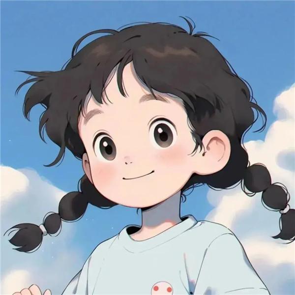 可爱治愈系一男一女动漫情侣头像图片