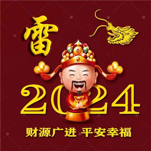 2024新年专属姓氏招财好运微信头像图片