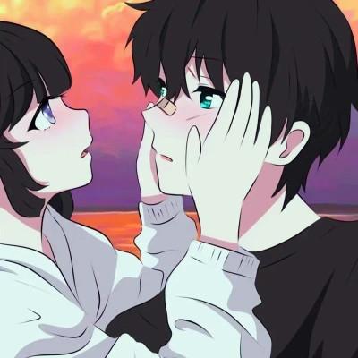 独特动漫情侣头像