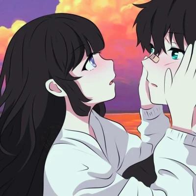独特动漫情侣头像