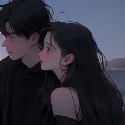 动漫情侣头像二次元高清大图