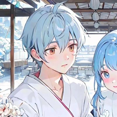 创意情侣动漫头像，将爱情融入动漫的魔法中！