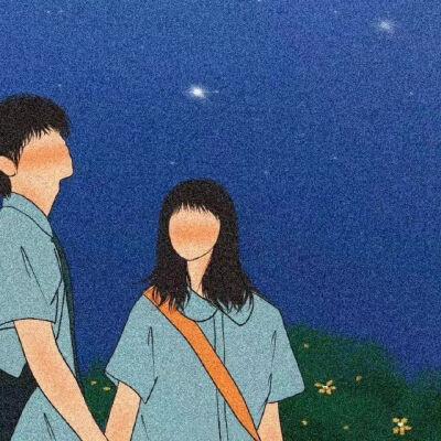 超甜手绘情侣头像二人专用，甜蜜的恋爱氛围拉满！