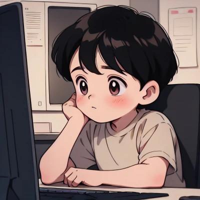 一男一女动漫情侣头像图片努力工作