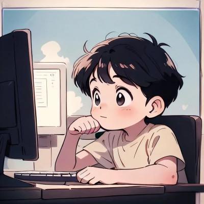 一男一女动漫情侣头像图片努力工作