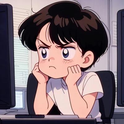一男一女动漫情侣头像图片努力工作