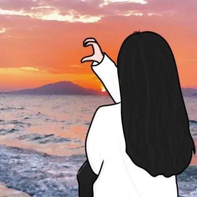 超甜手绘情侣头像二人专用，甜蜜的恋爱氛围拉满！