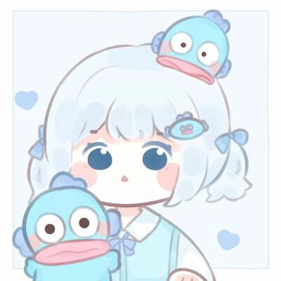 可爱卡通情侣头像一对两张图片大全