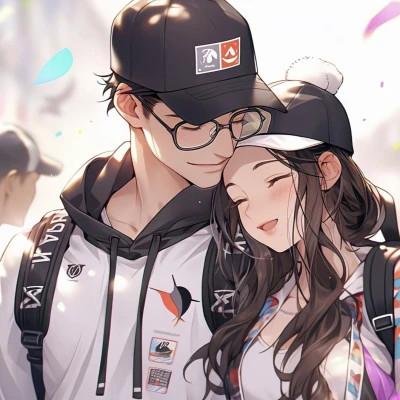 超酷情侣头像旧漫图片