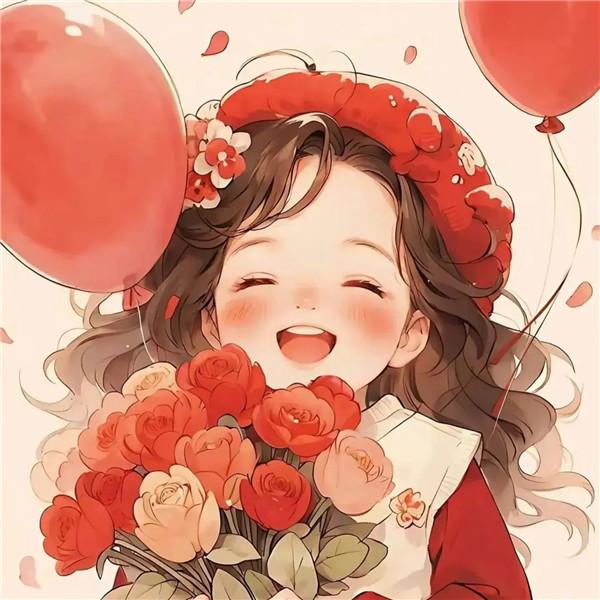 热爱生活动漫女生头像图片