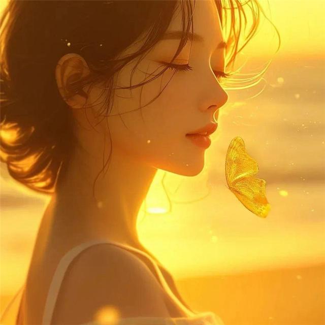 超唯美手绘女生高雅头像图片