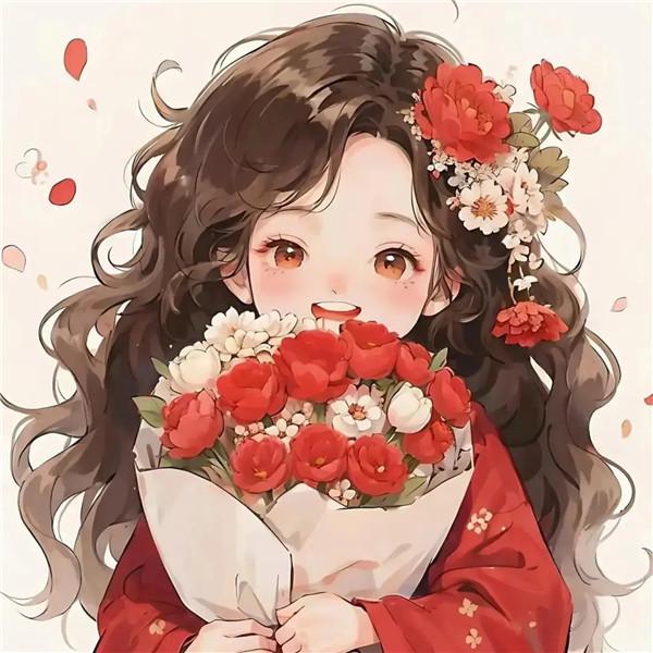 热爱生活动漫女生头像图片
