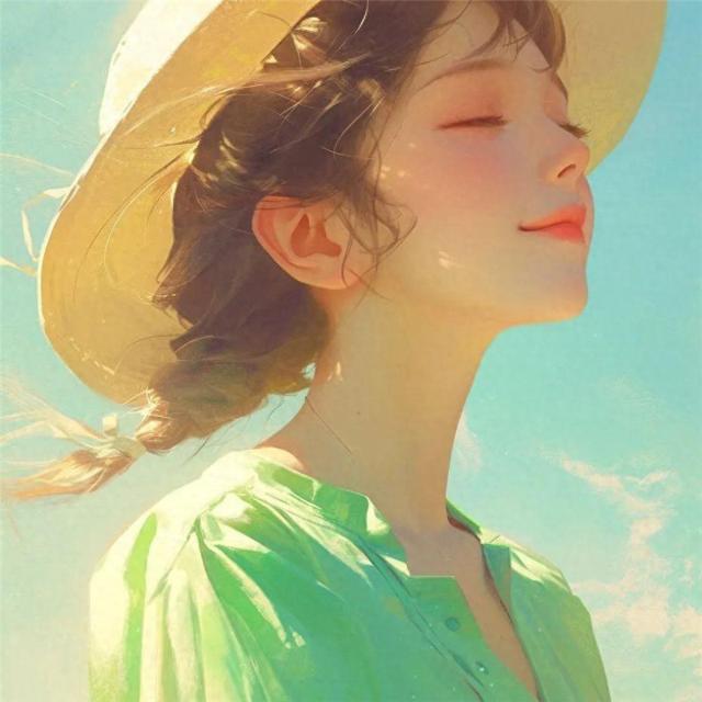 超唯美手绘女生高雅头像图片