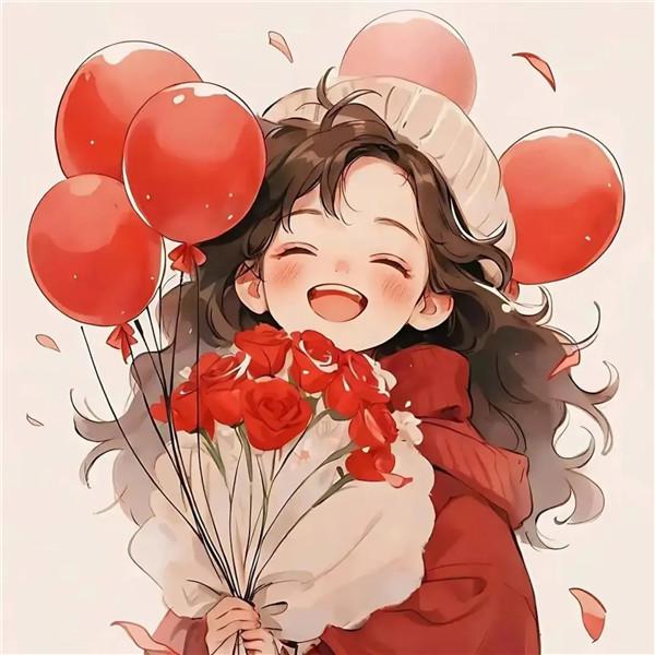 热爱生活动漫女生头像图片