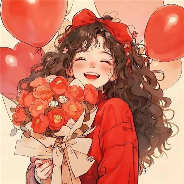 热爱生活动漫女生头像图片
