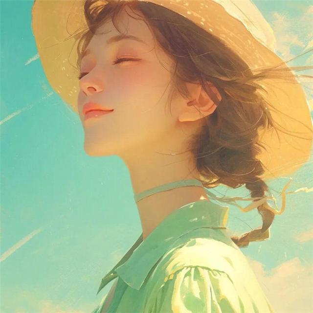 超唯美手绘女生高雅头像图片