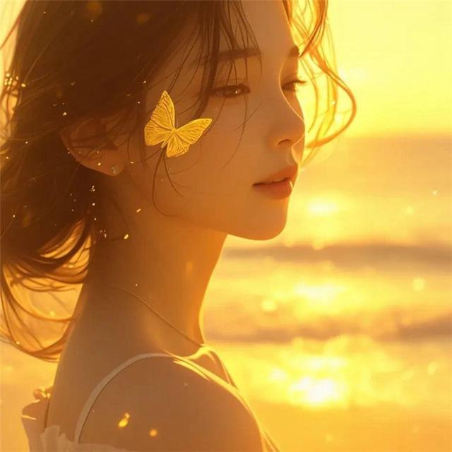 超唯美手绘女生高雅头像图片