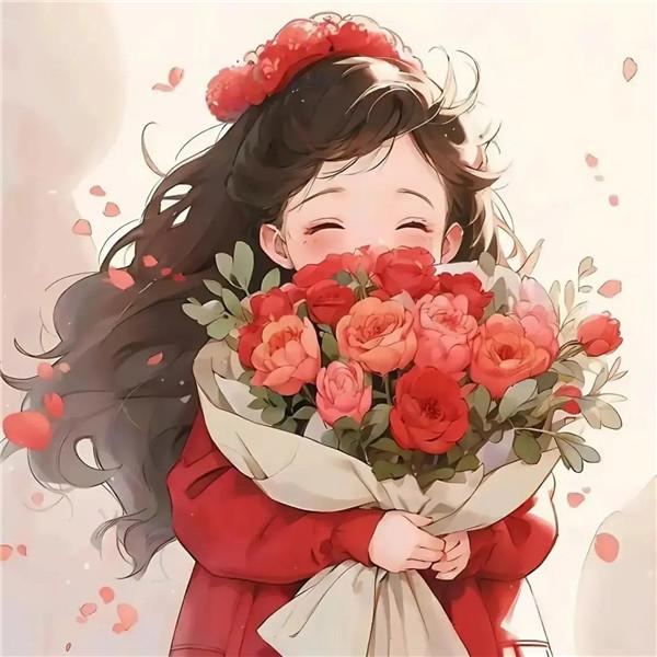 热爱生活动漫女生头像图片