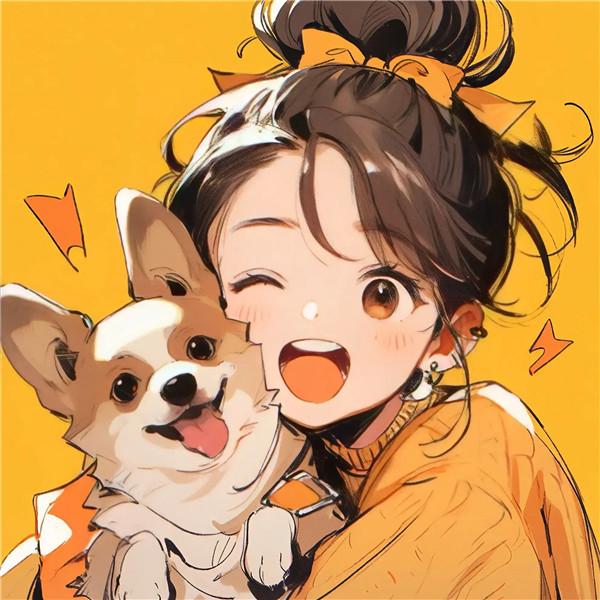 热爱生活动漫女生头像图片