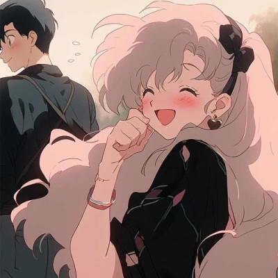 微信旧漫情侣头像一男一女