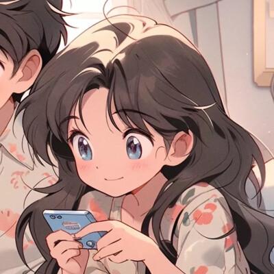 微信旧漫情侣头像一男一女