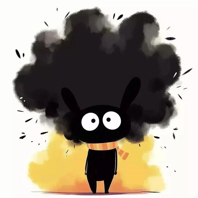 嘎嘎有趣的爆炸头头像